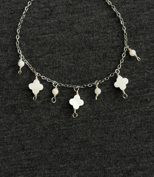 Capri bracelet, silver