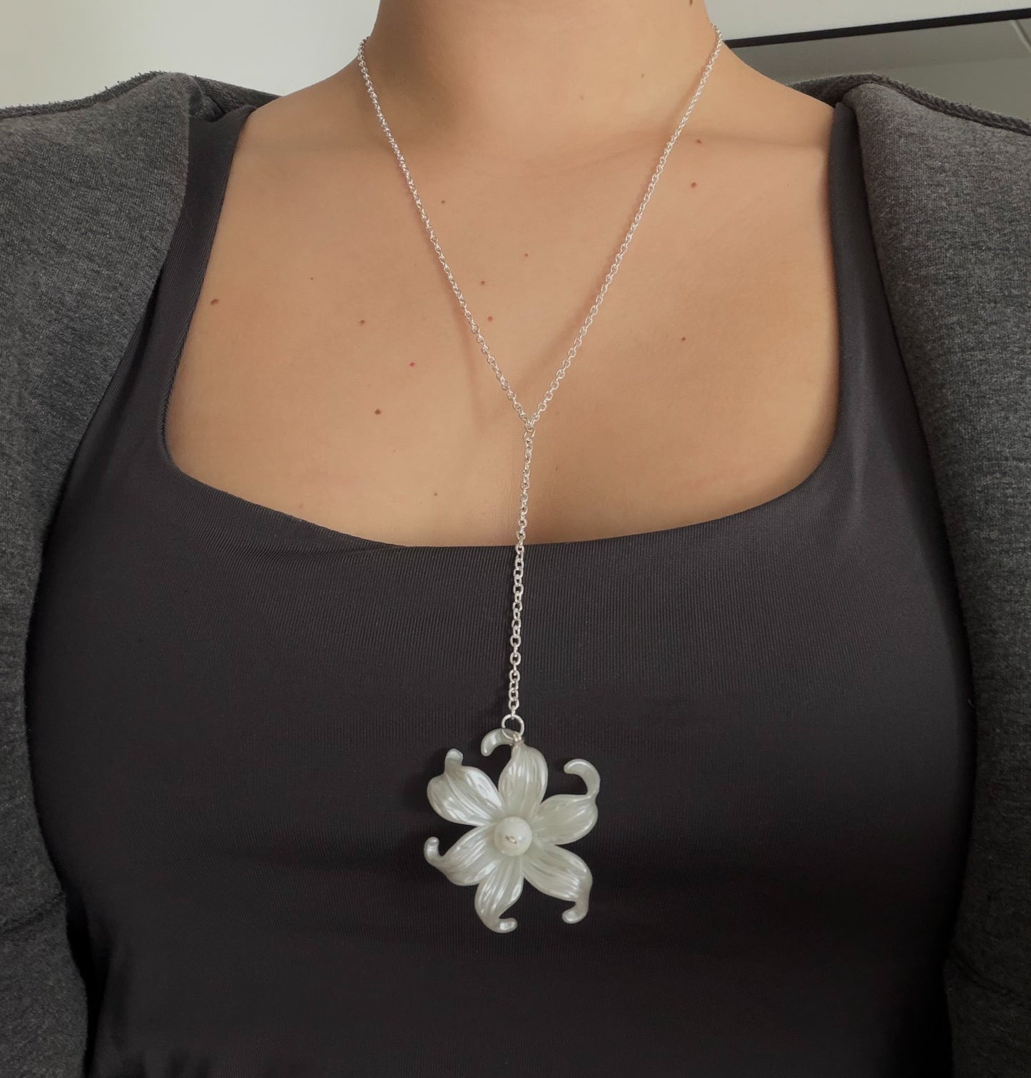 Alira Necklace, silver