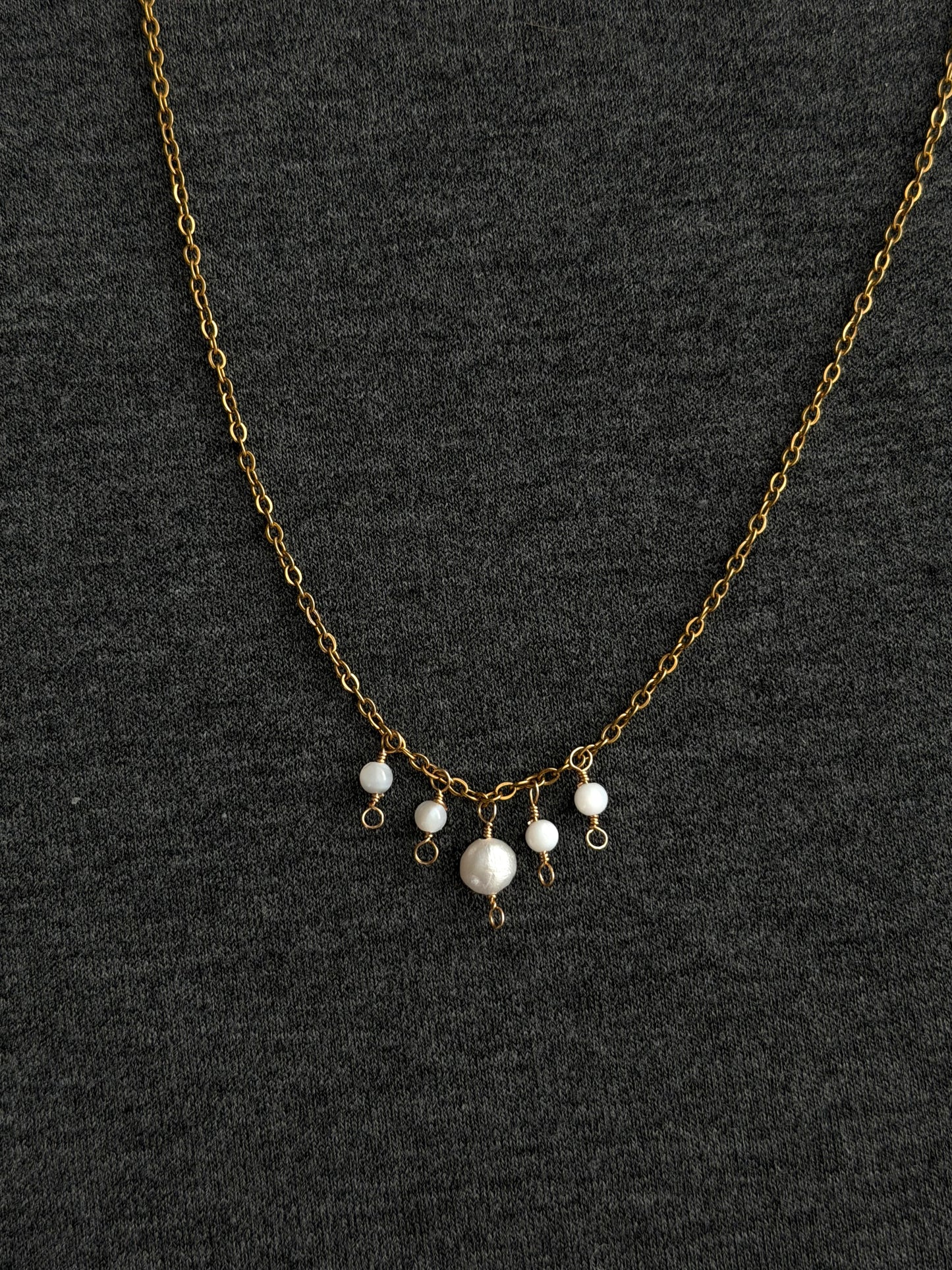 Marina Necklace, gold