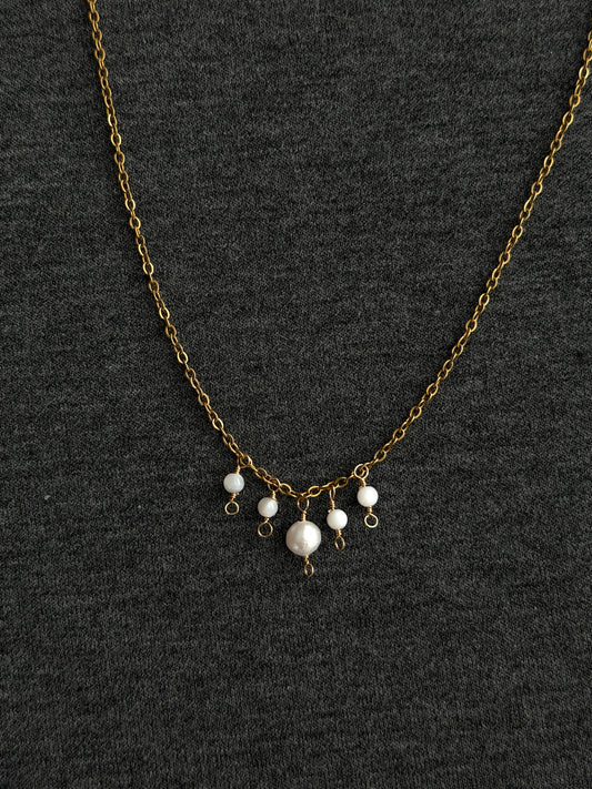 Marina Necklace, gold