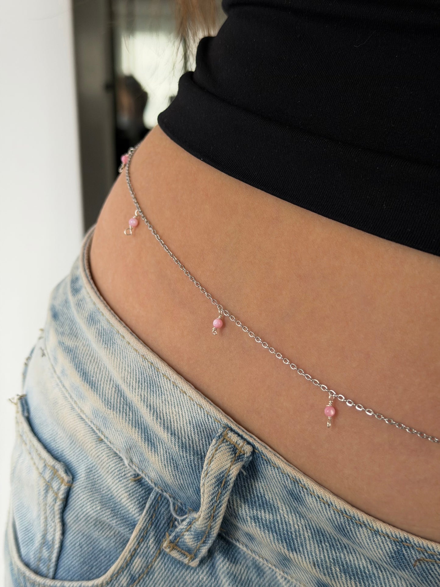 Azure Waist Chain, gold/silver custom