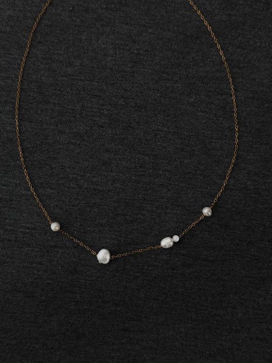 Lena Necklace, gold