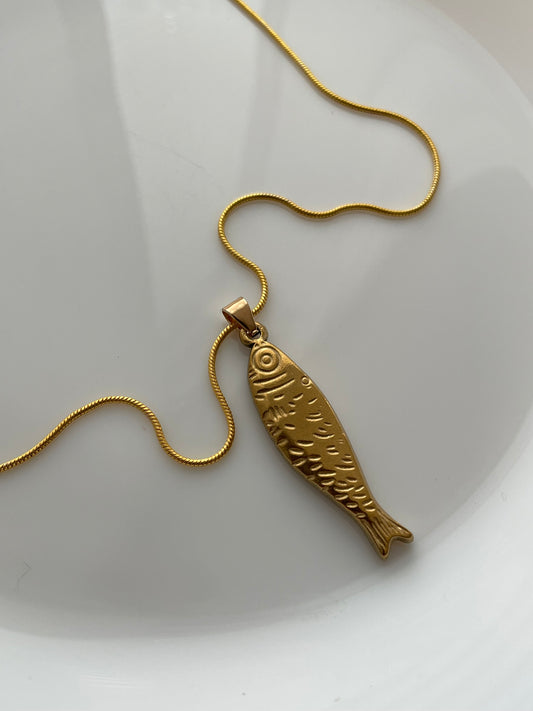 Nerida Necklace, gold