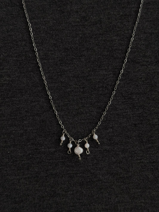 Marina Necklace, silver