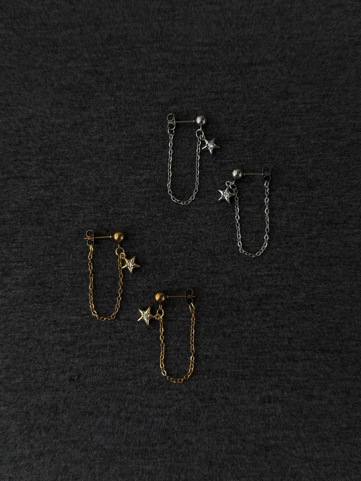Nyla Star Chains, gold