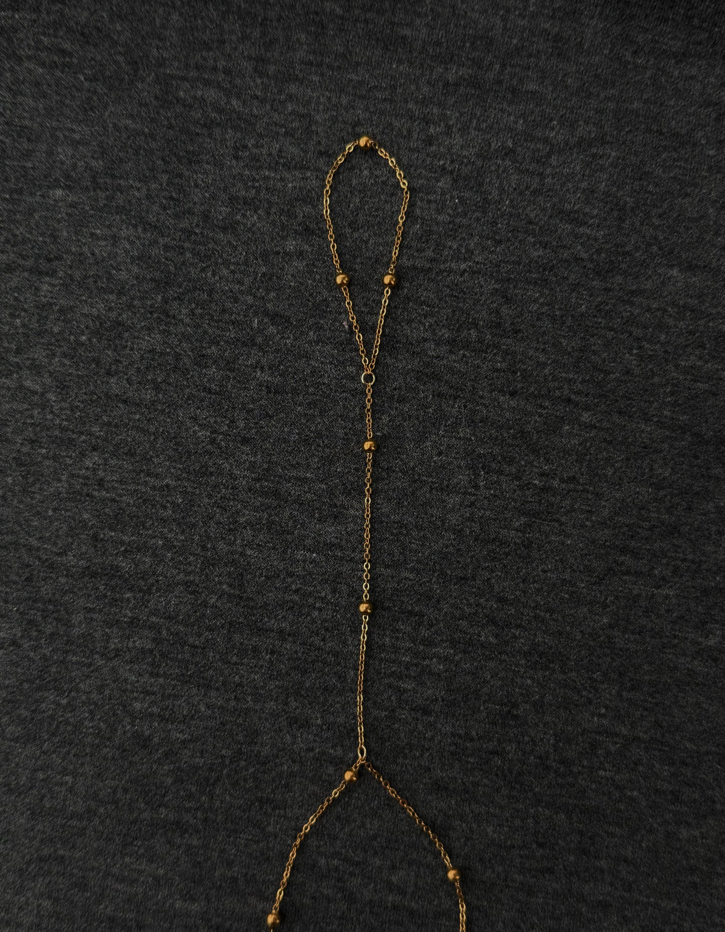 Lucia Hand Chain, gold