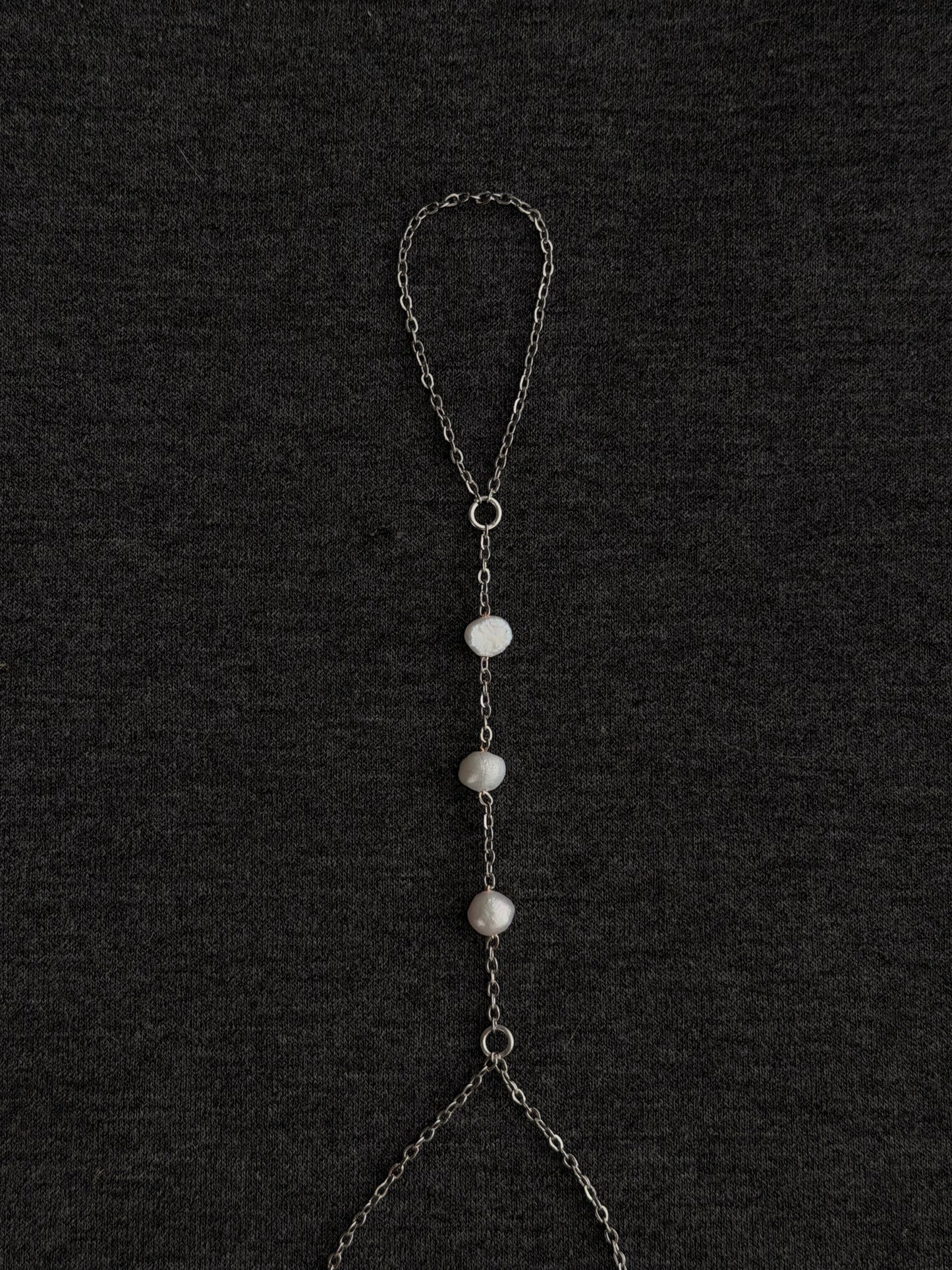Alora Hand Chain, silver