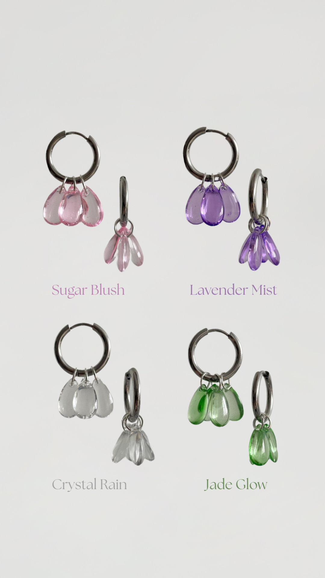 1 + 1, Dewberry necklace & Glow Drops set, Lavender Mist