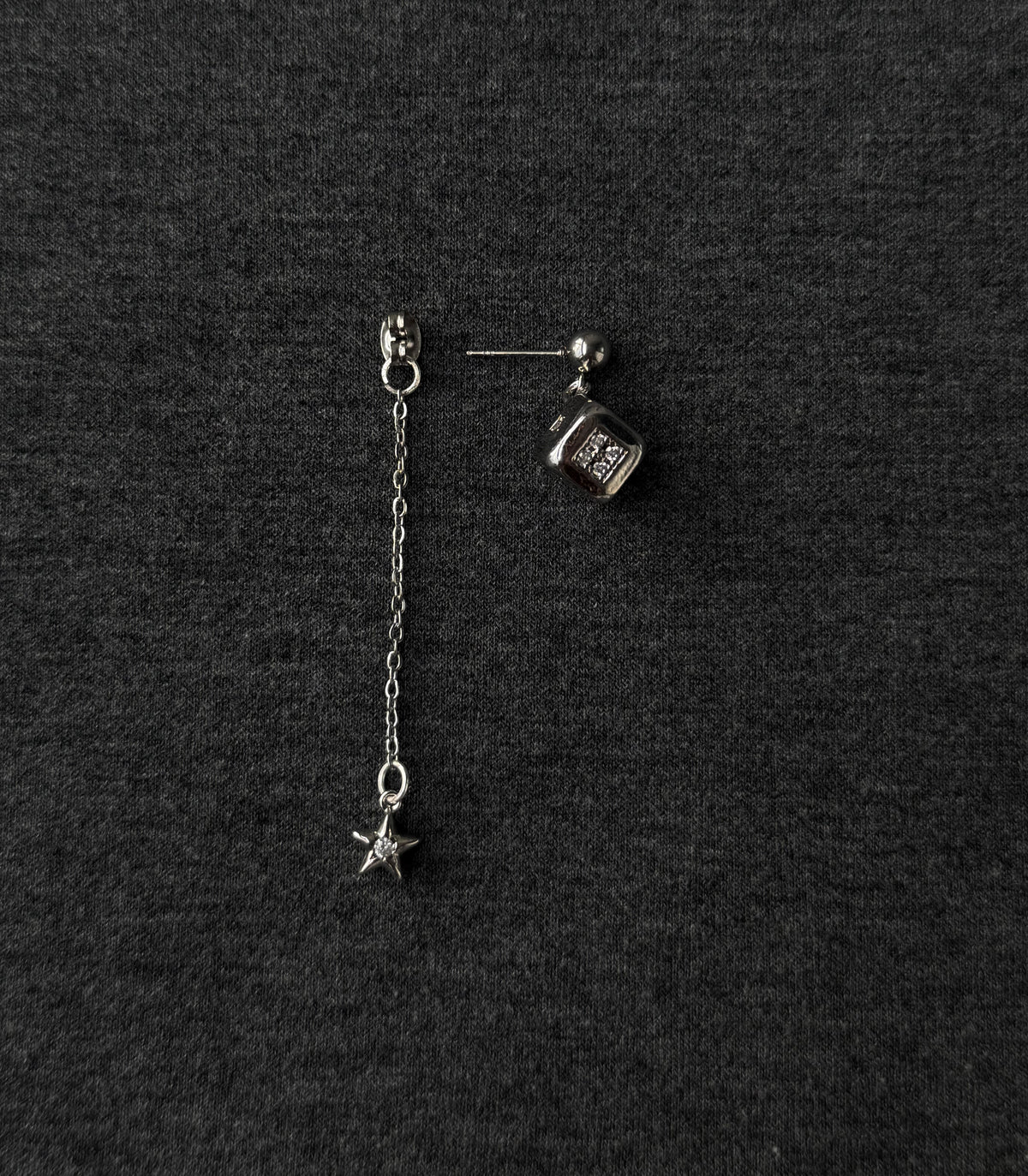 Kira Star Drops, silver