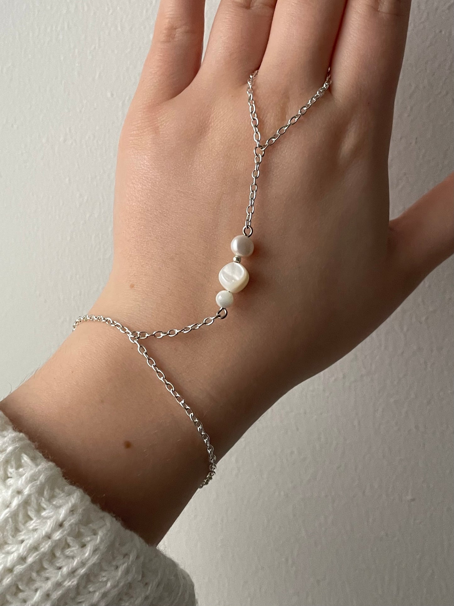 Hand Chain Bracelet, Stainless steel