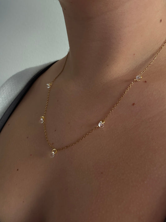 Dew Necklace, gold