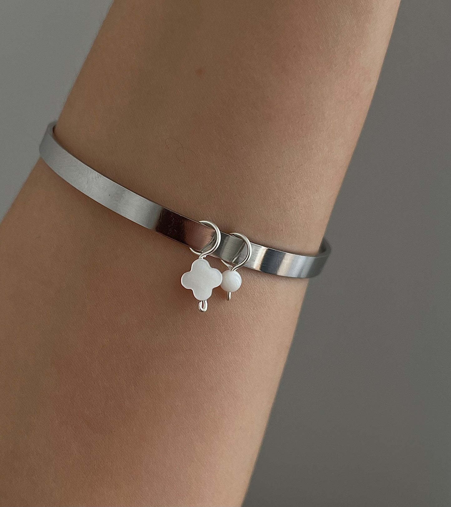 Aurora bracelet, silver