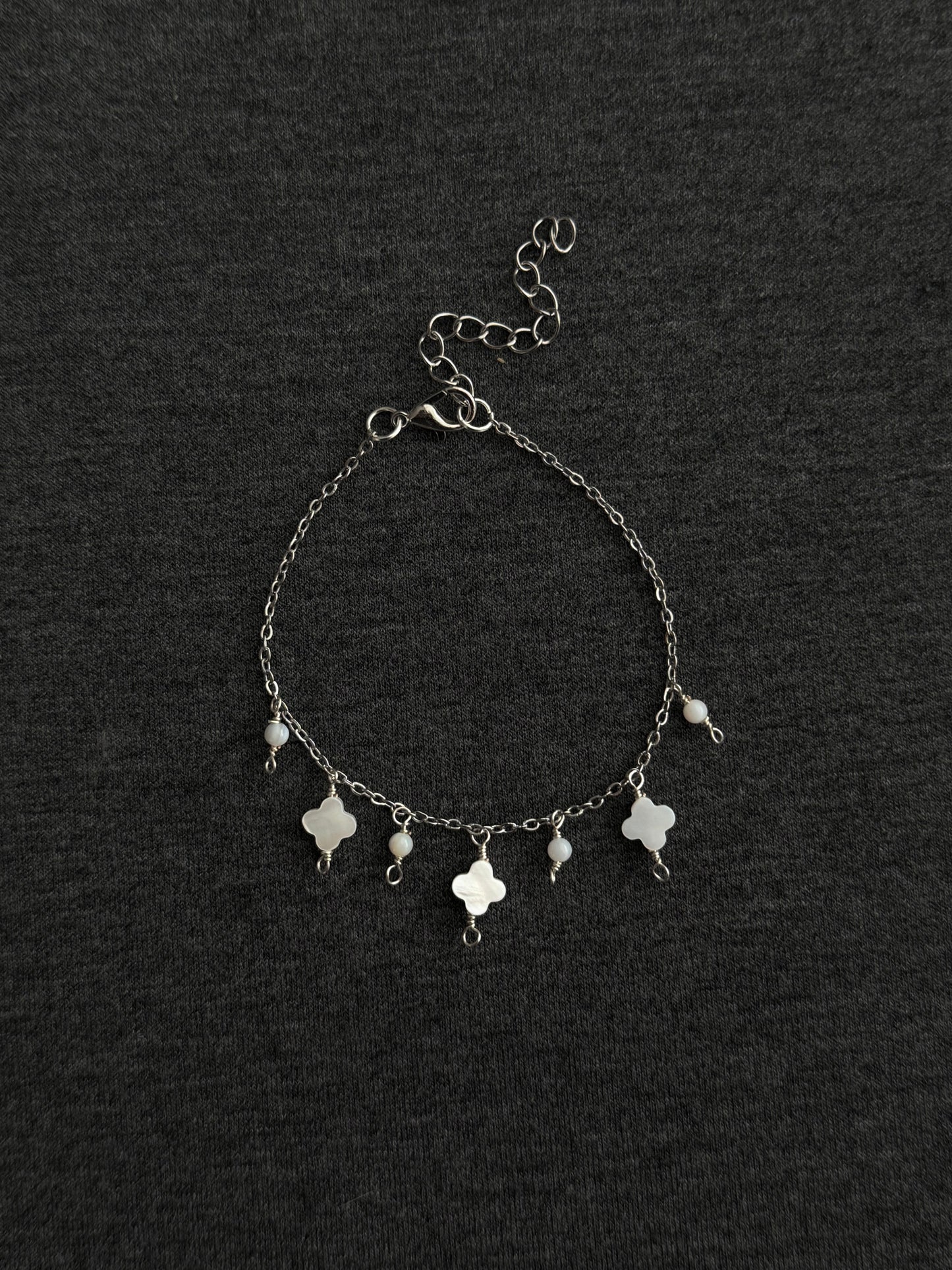 Capri bracelet, silver