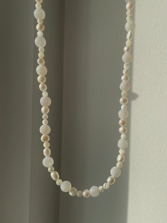 Frosted Pearl necklace