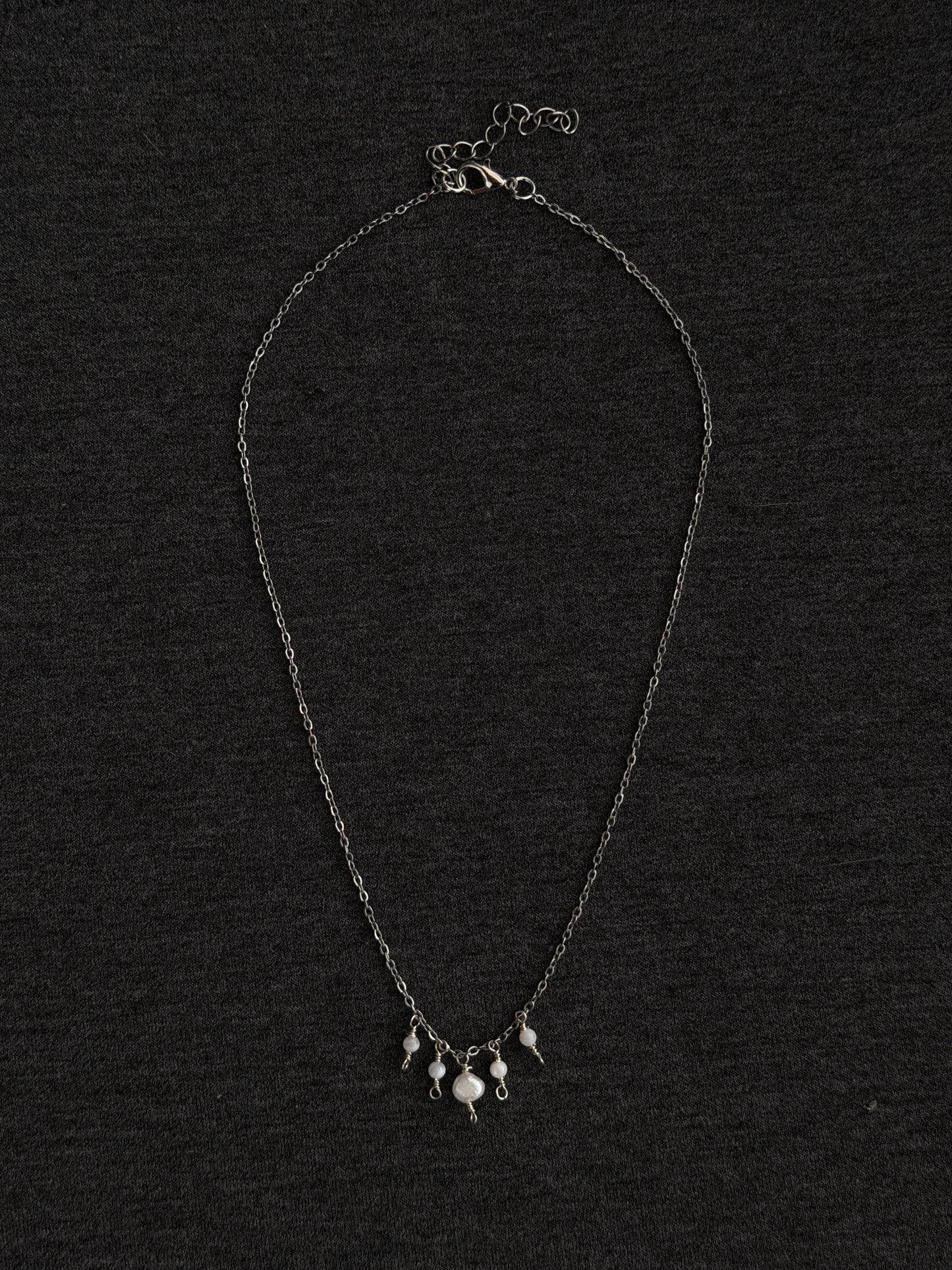 Marina Necklace, silver