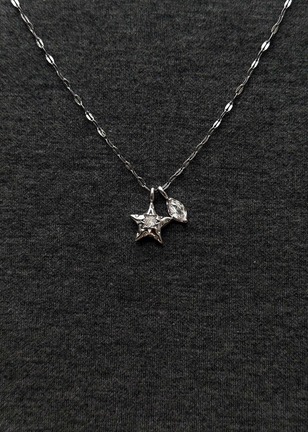 Nova Necklace, silver