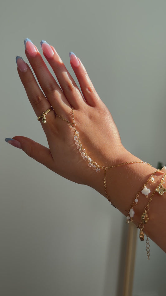 Ibiza Hand Chain, gold